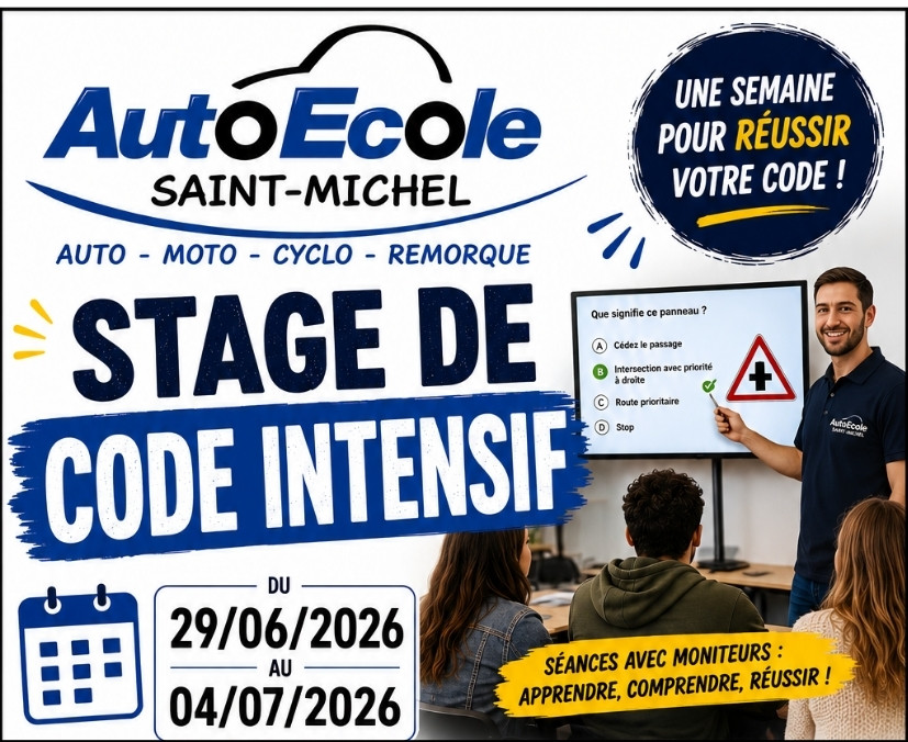équipe auto ecole saint michel